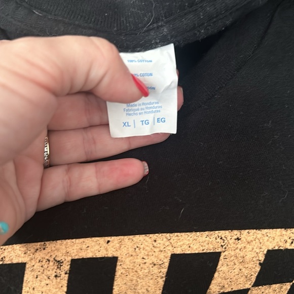 Dutch Bros VINTAGE XL+XXL Black Checker Light Blue +Peach “To be So..” DB 1992 - Picture 7 of 7